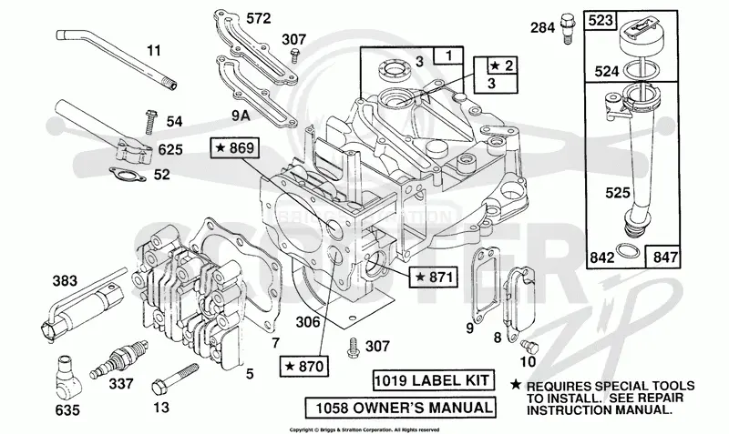 Cylinder,Cyl. Head,Oil Fill