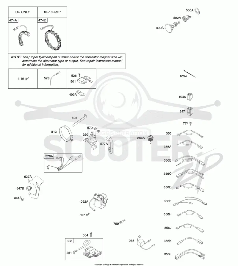 Alternator, Ignition
