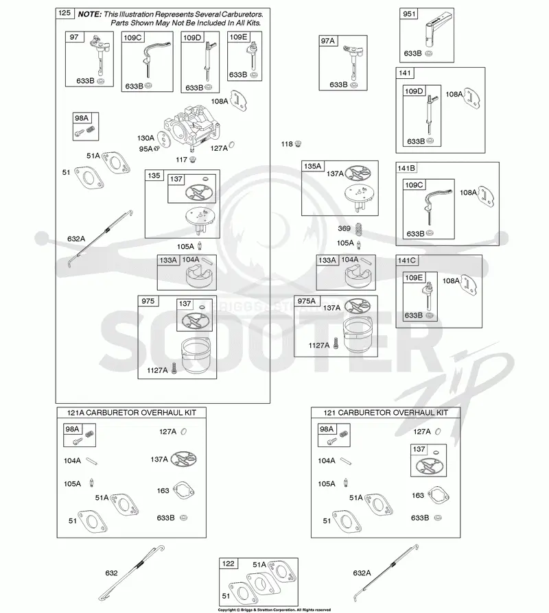 Carburetor, Kit - Carburetor Overhaul