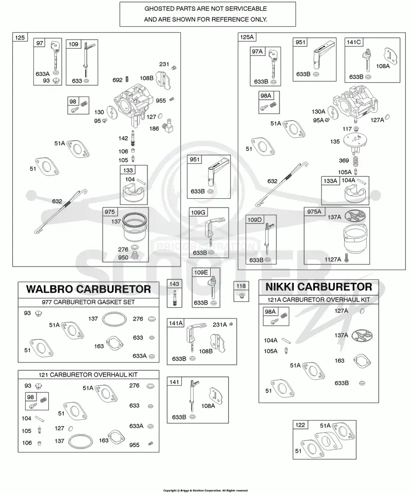 Carburetor, Kit - Carburetor Overhaul