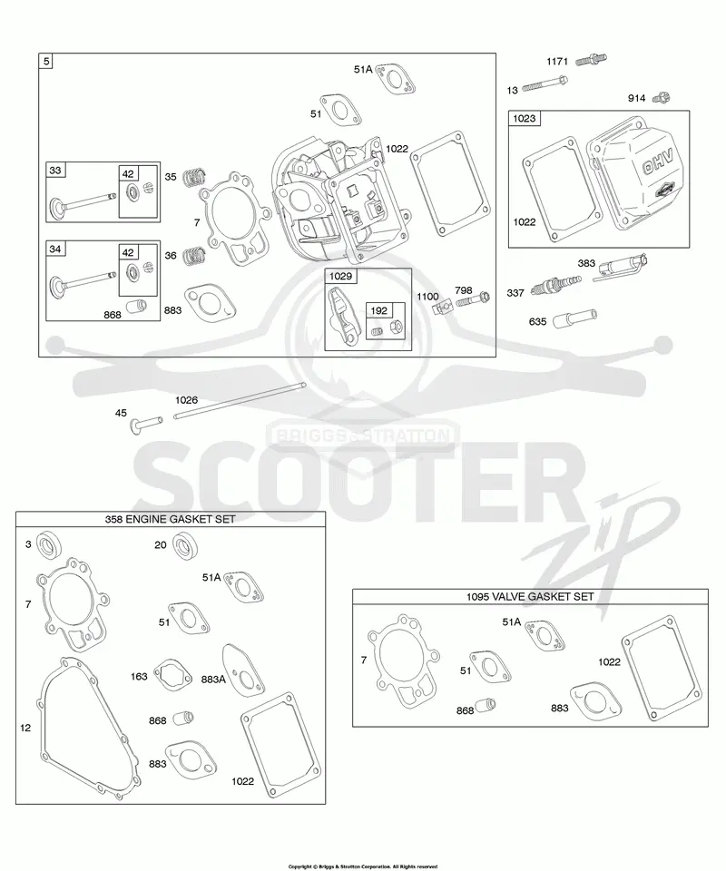 Cylinder Head, Gasket Set - Engine, Gasket Set - Valve, Valves