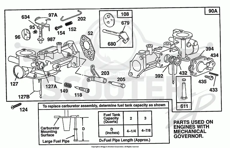 Mech. Gov. Carburetor Assy.