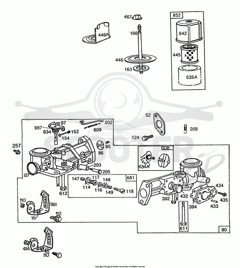 Carburetor, Air Cleaner Grp