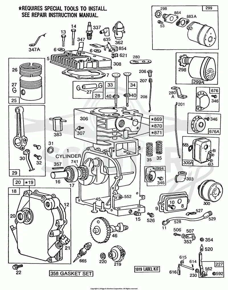 Cylinder,Piston,Mufflers