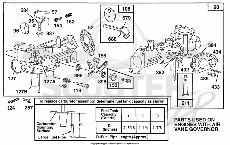 AirVaneGov. Carburetor Assy.