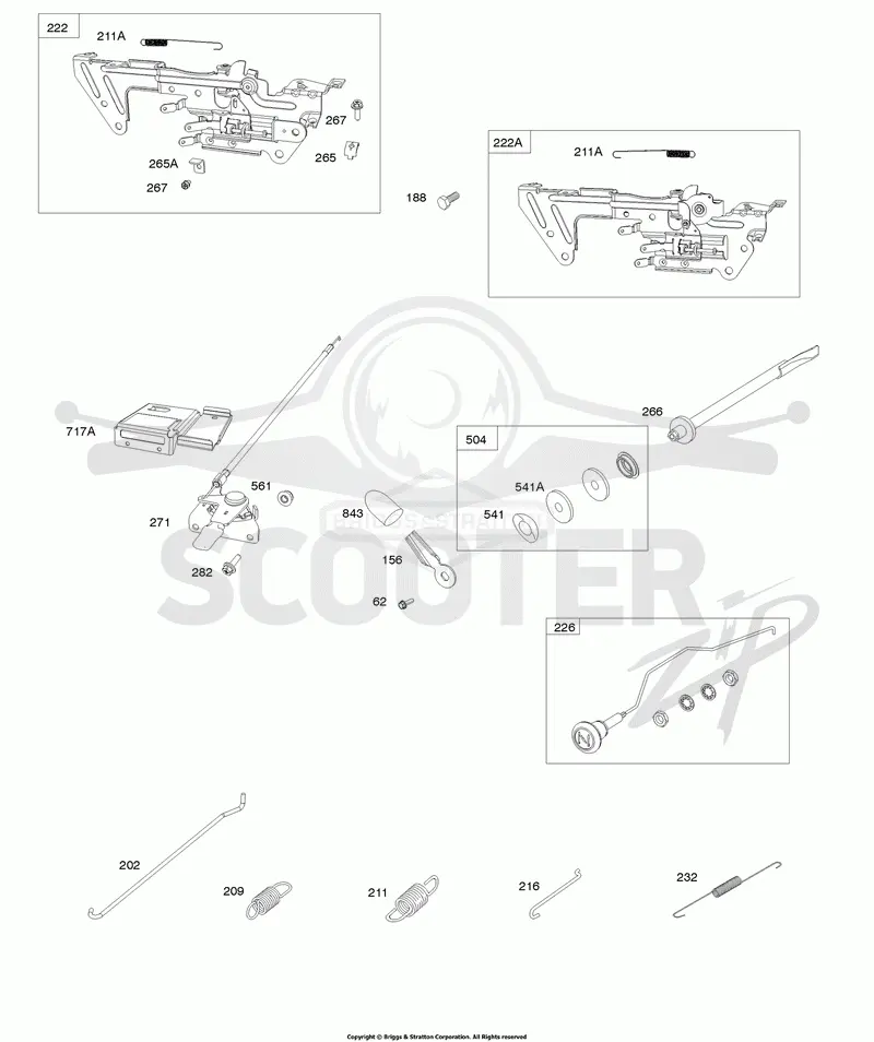 Control Brackets, Springs, Rods/Links