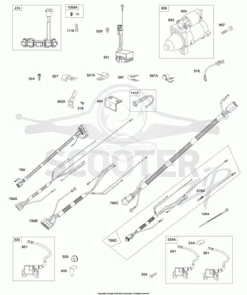 Alternator, Regulator, Electric Starter, Armatures