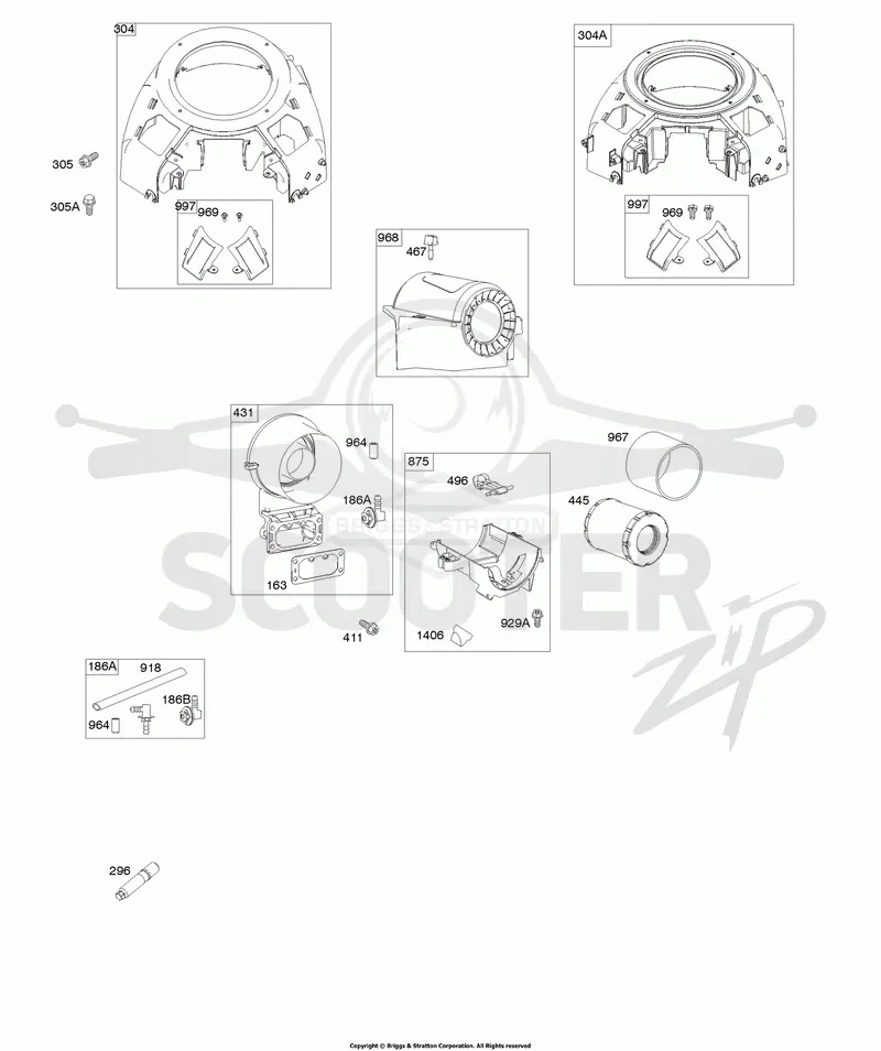 Blower Housing, Air Cleaner
