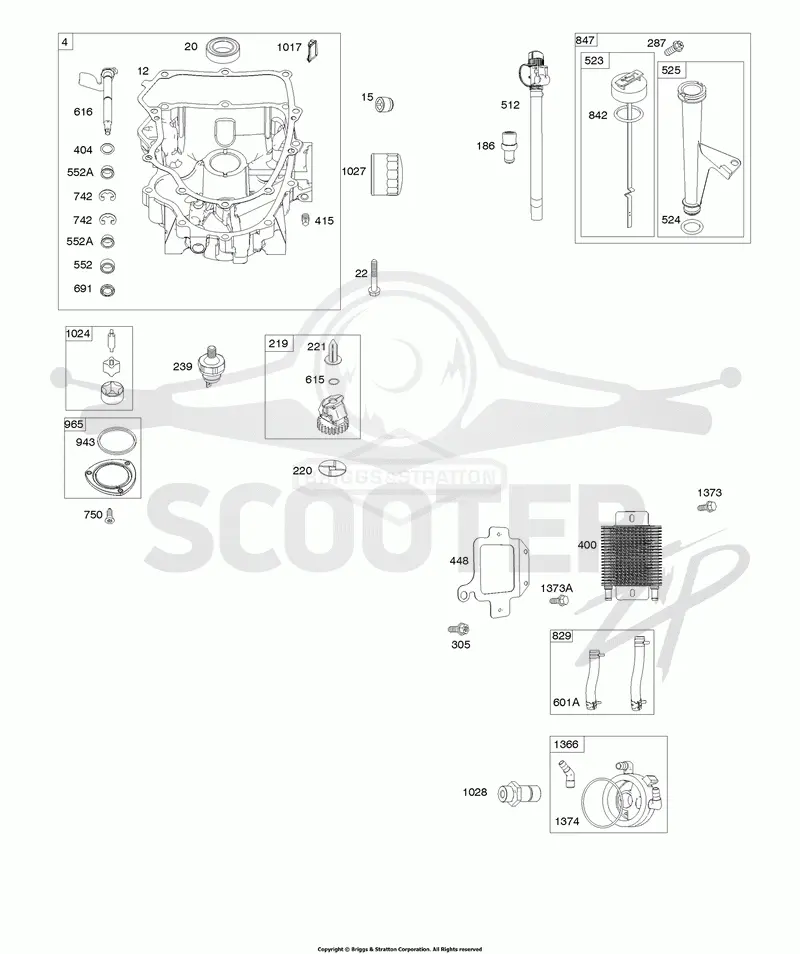 Engine Sump, Lubrication, Oil Cooler