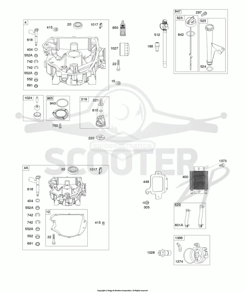 Engine Sump, Lubrication, Oil Cooler