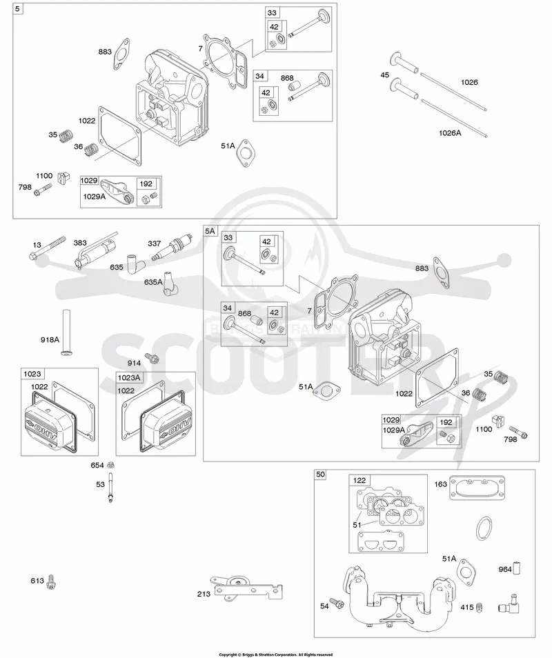 Cylinder Head, Rocker Arm Cover, Intake Manifold