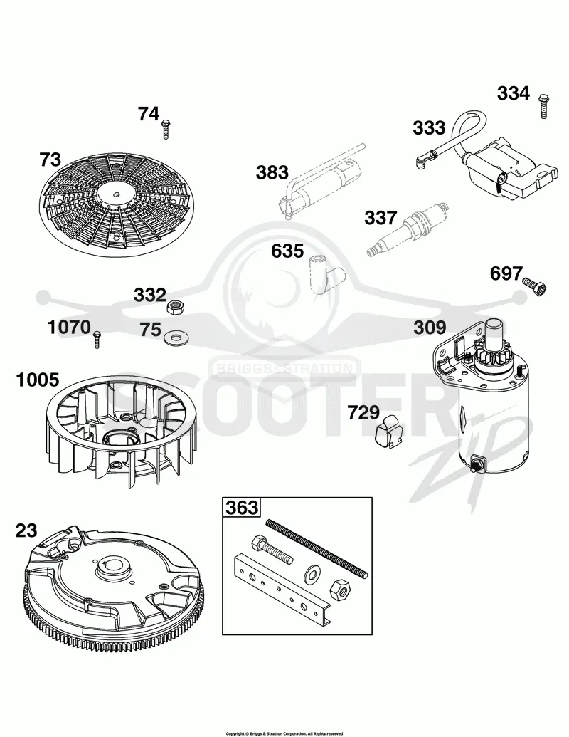 Flywheel, Ignition, and Starter Group