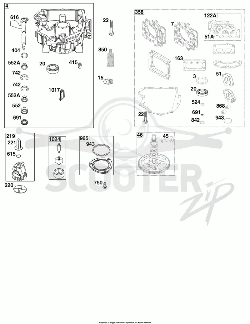 Crankcase Cover/Sump Group