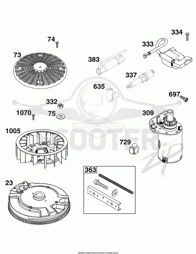 Flywheel, Ignition, and Starter Group