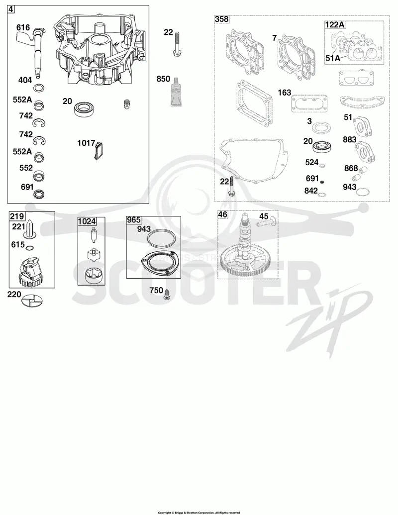 Crankcase Cover/Sump Group