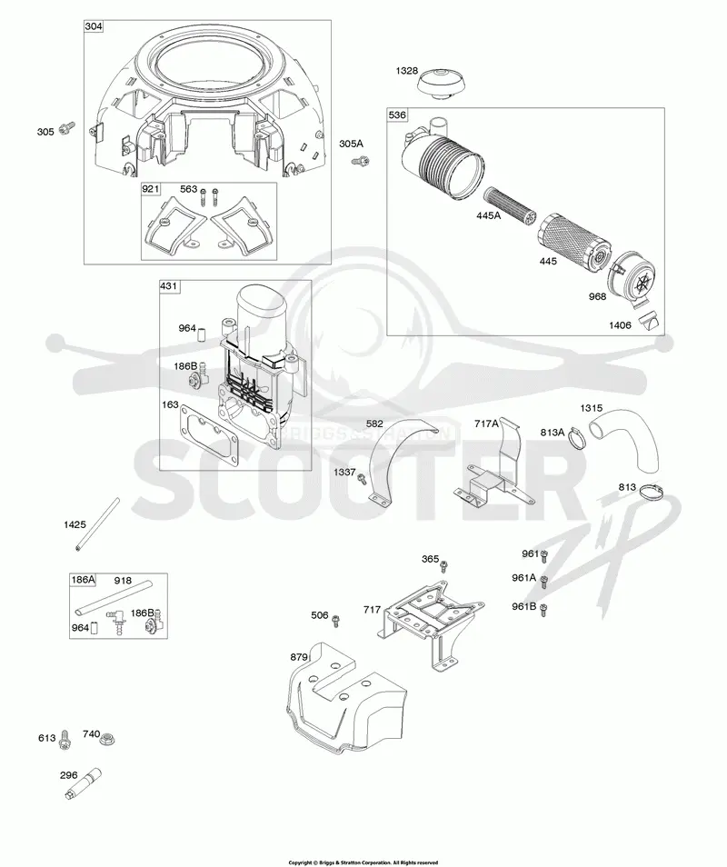 Blower Housing, Air Cleaner