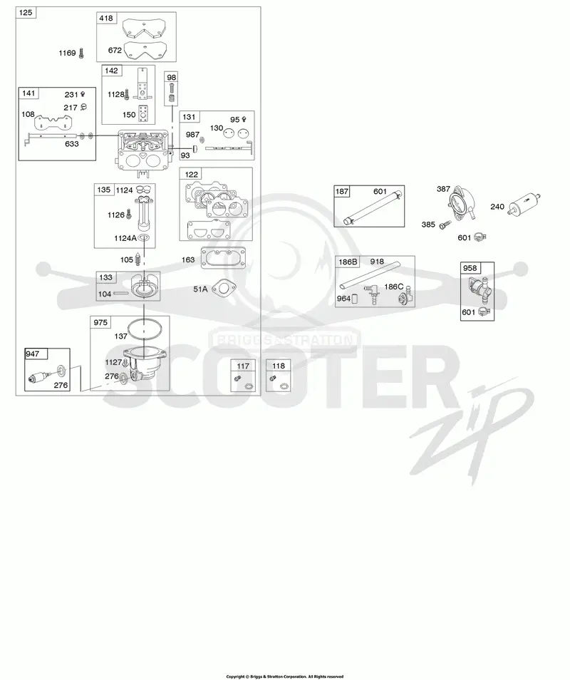 Carburetor, Fuel Supply