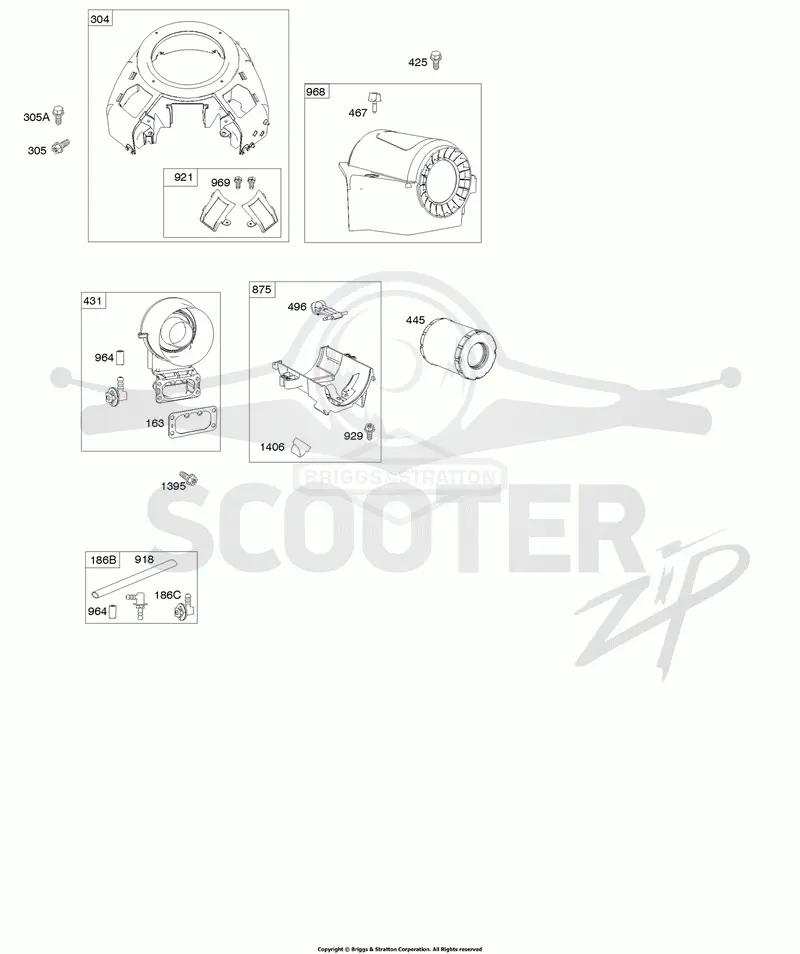 Blower Housing, Air Cleaner