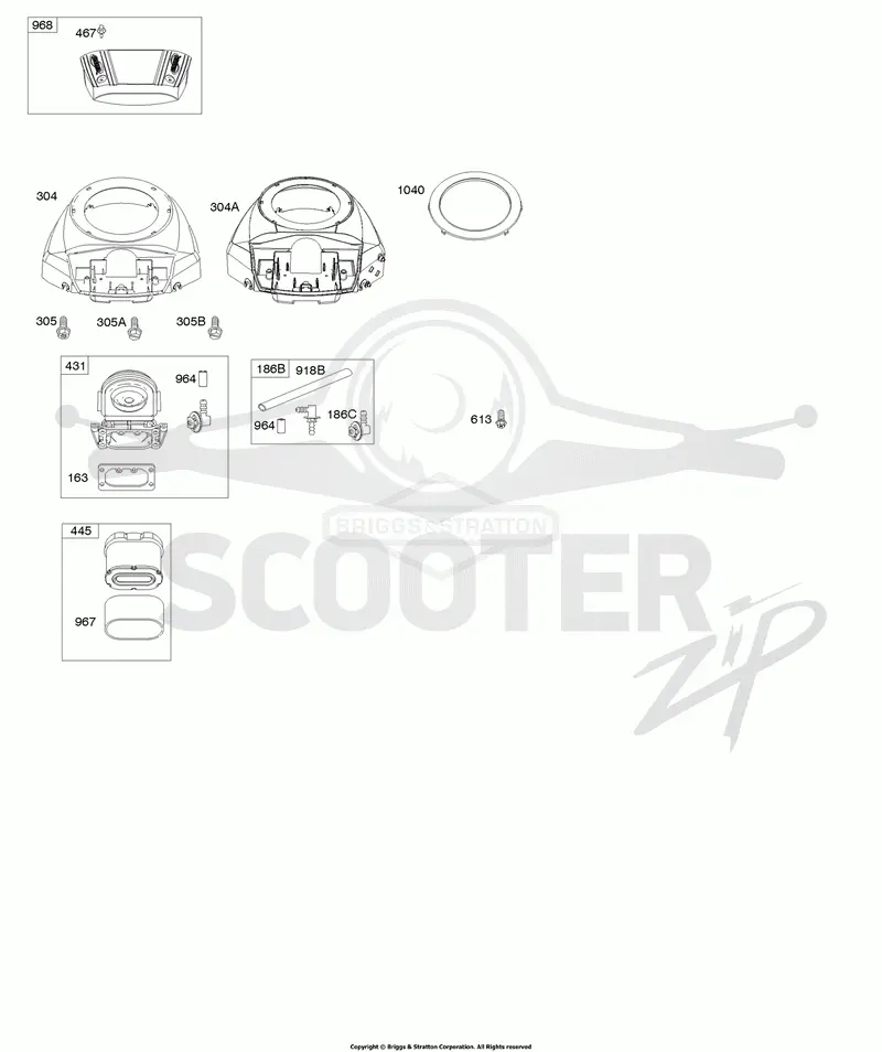 Blower Housing, Air Cleaner