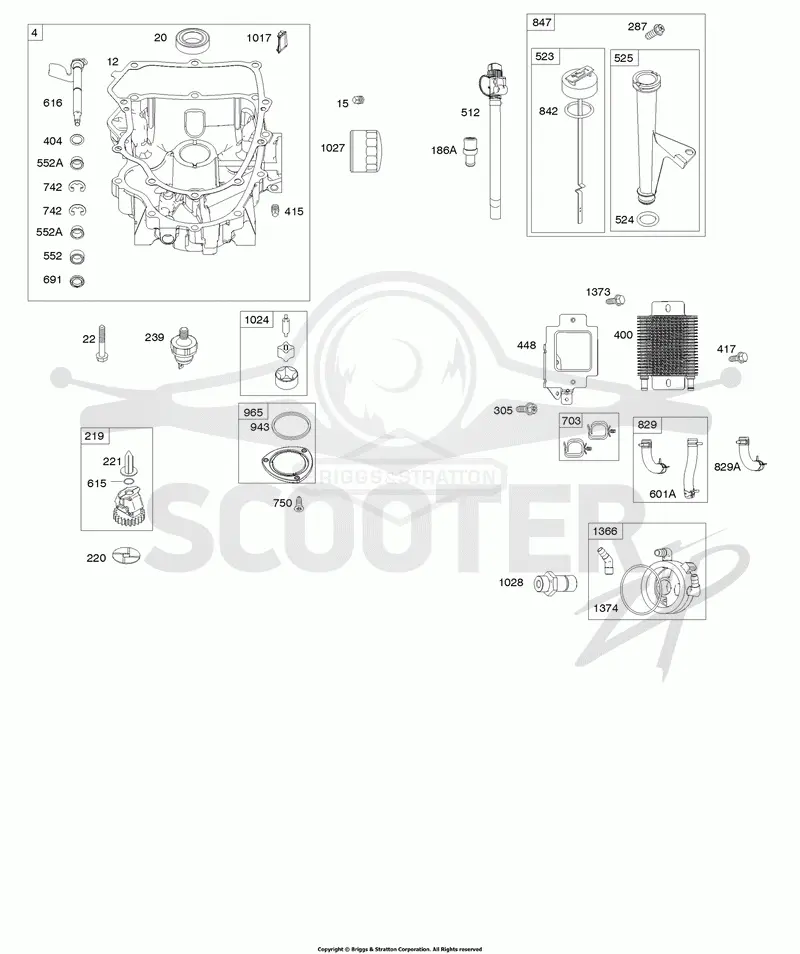 Engine Sump, Lubrication, Oil Cooler