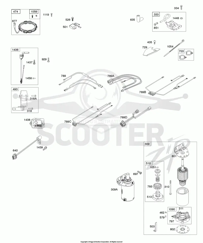 Alternator, Wire Harness, Starter, Ignition