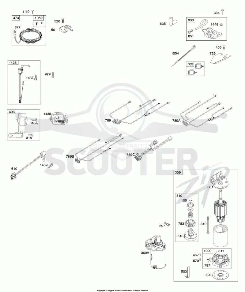 Alternator, Wire Harness, Starter, Ignition