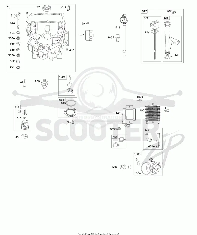 Engine Sump, Lubrication, Oil Cooler