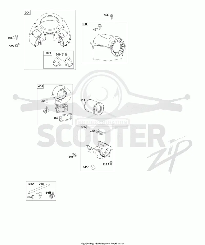 Blower Housing, Air Cleaner