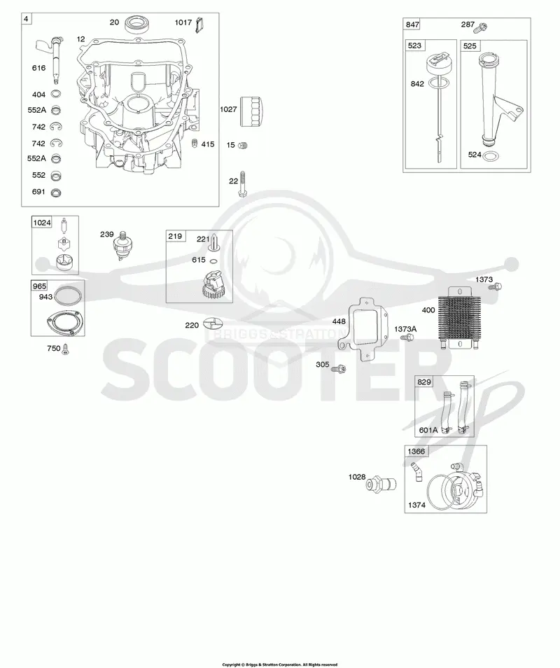 Engine Sump, Lubrication, Oil Cooler