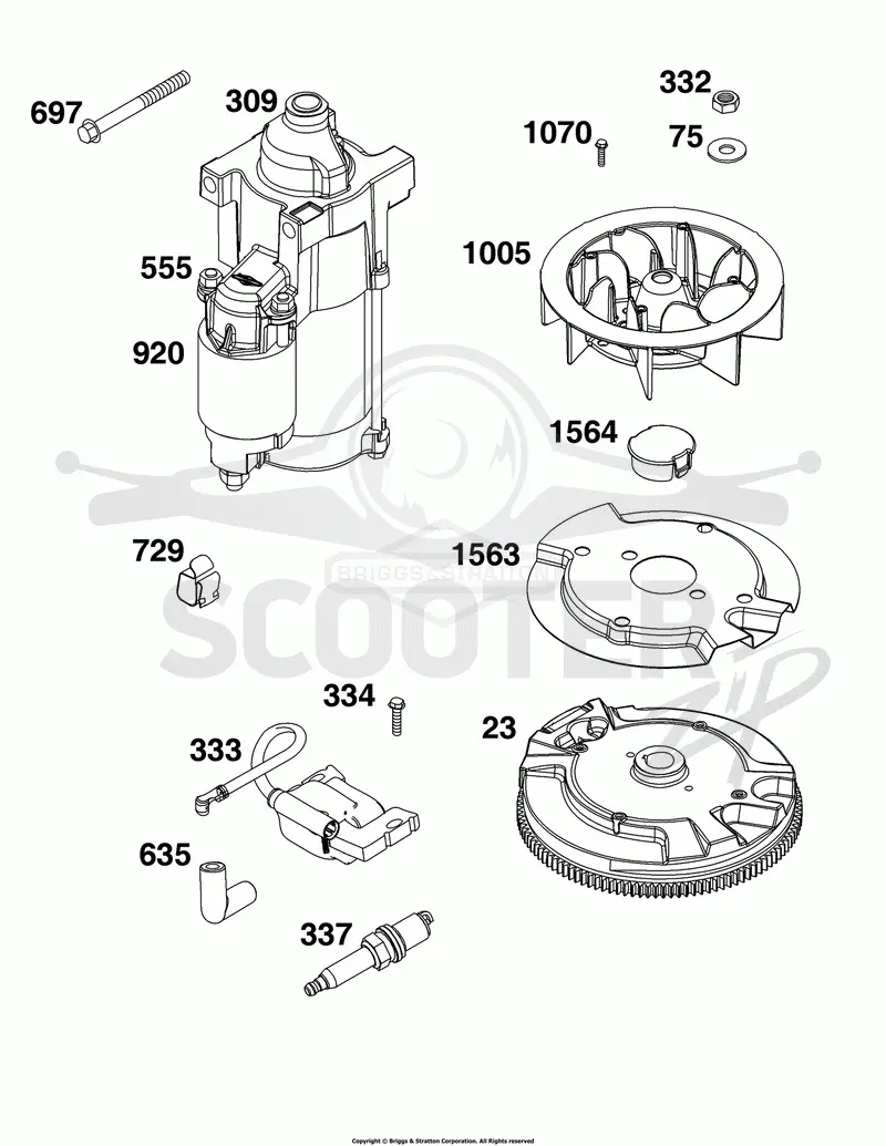 Flywheel, Ignition, and Starter Group