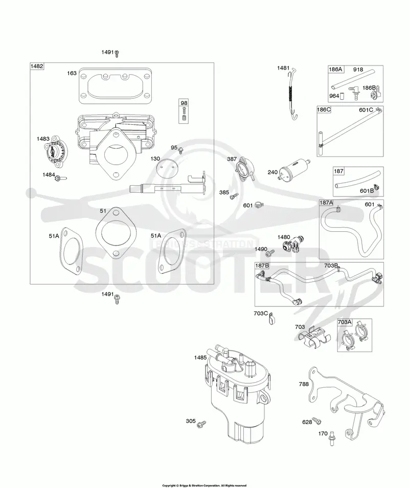 Throttle Body, Fuel Supply