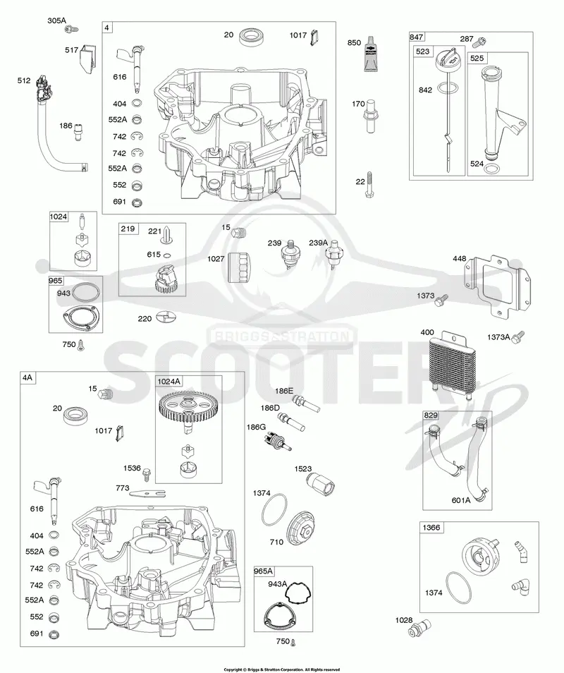 Engine Sump, Oil Pump, Oil Cooler Assembly