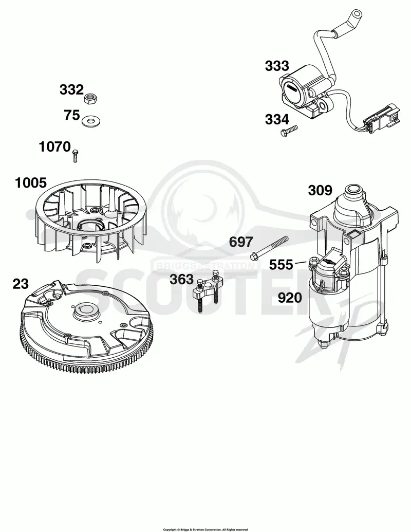 Flywheel, Ignition, and Starter Group