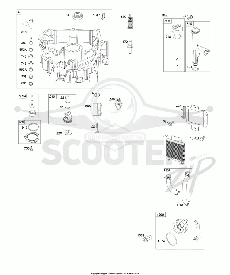 Engine Sump, Oil Pump, Dipstick/Tube Assembly