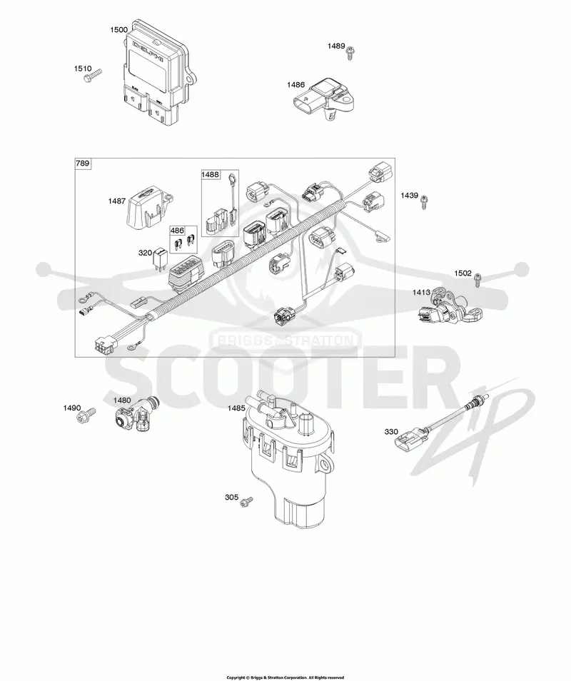 Wire Harness, Electronic Control Module