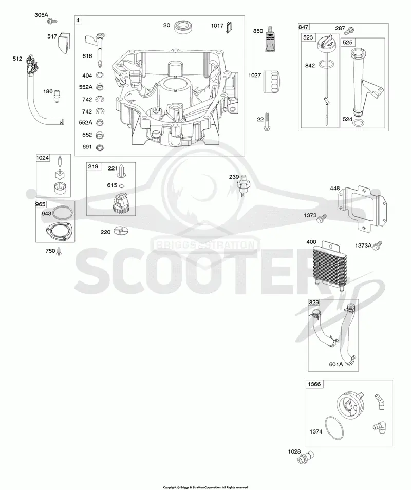 Engine Sump, Oil Pump, Oil Cooler Assembly