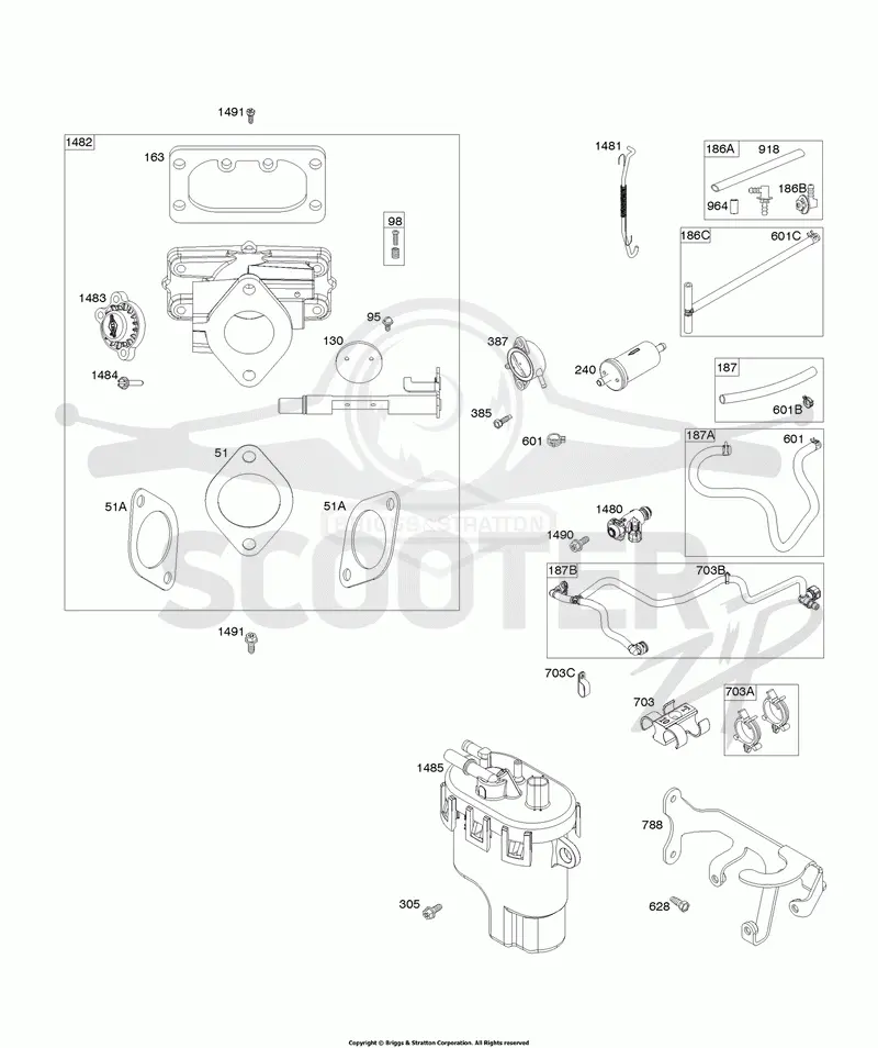 Throttle Body, Fuel Supply