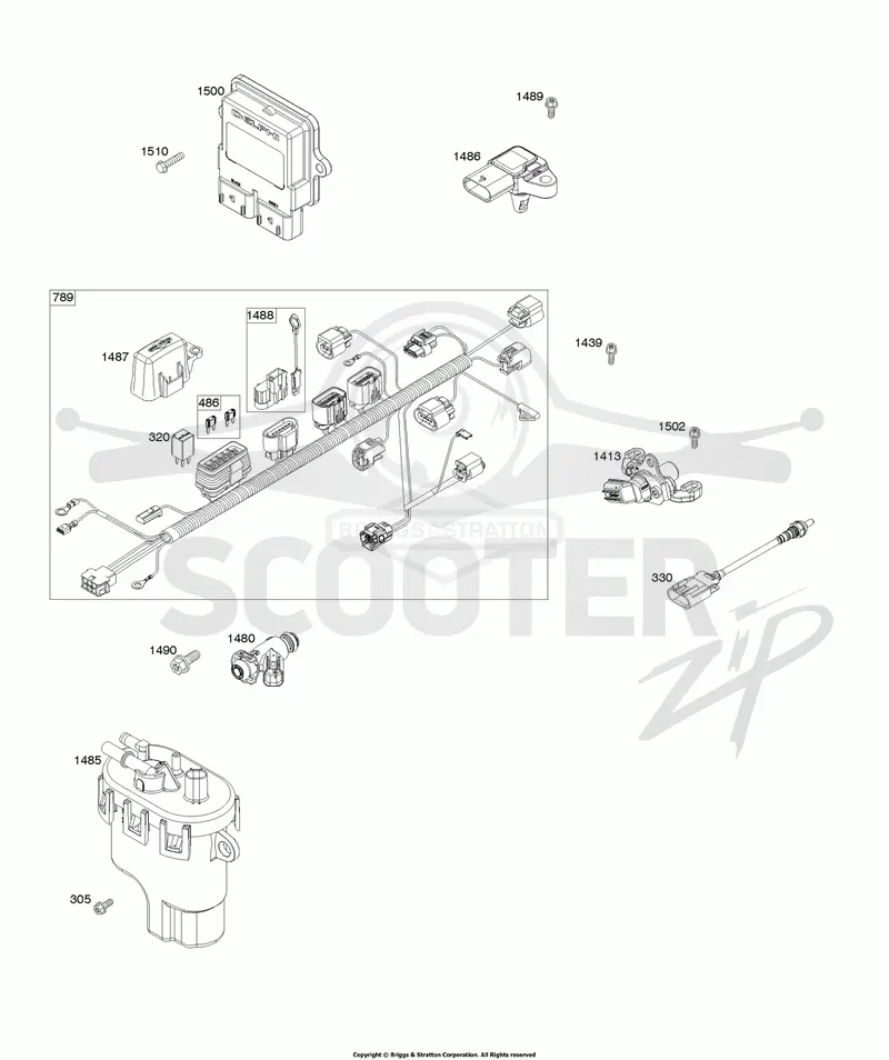 Wire Harness, Electronic Control Module