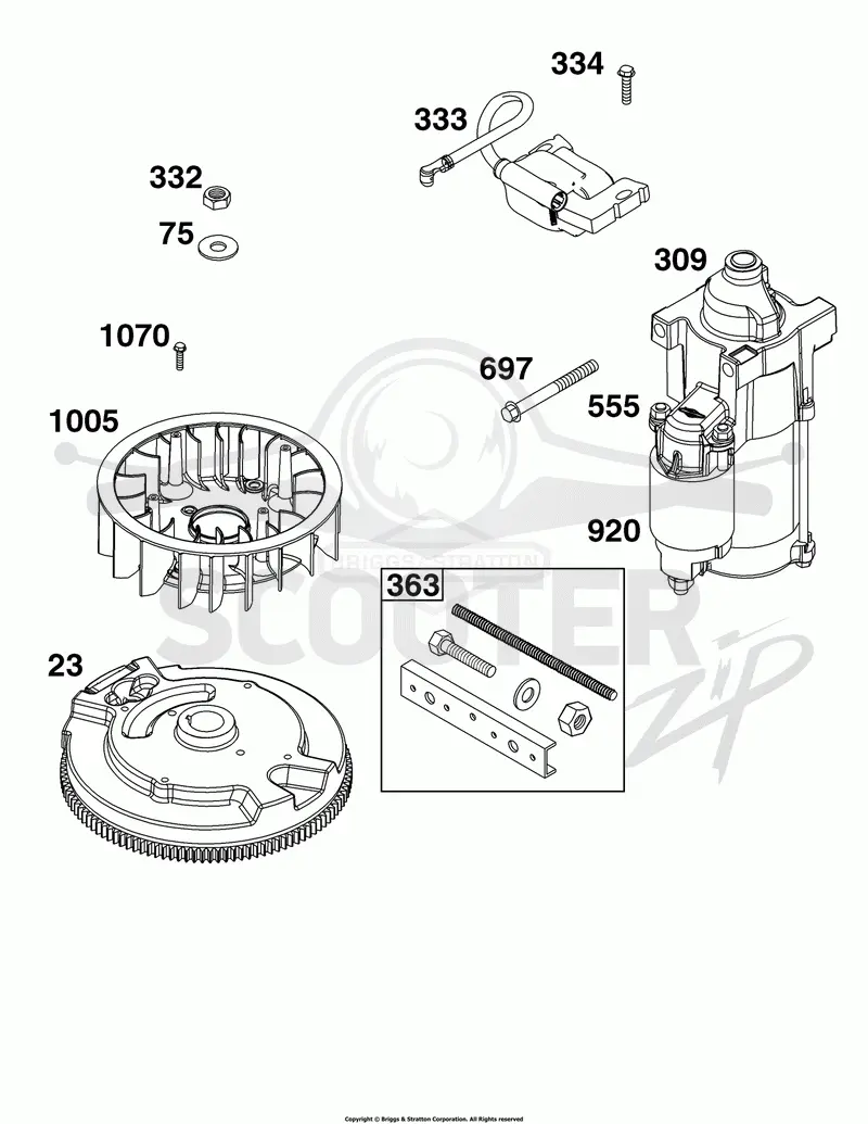 Flywheel, Ignition, and Starter Group