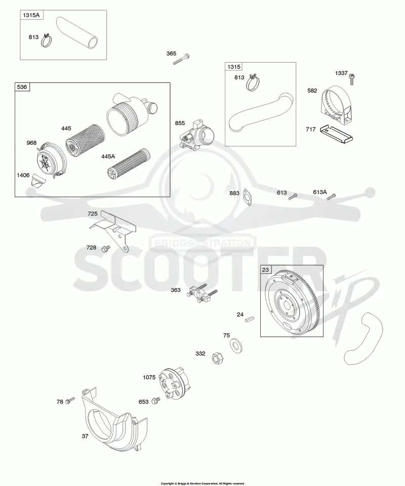 Air Cleaner, Flywheel