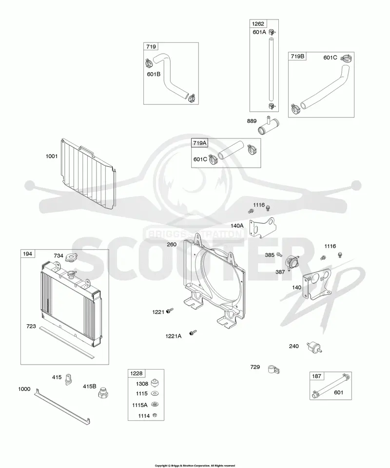 Radiator, Hoses, Shrouds, Fuel Pump