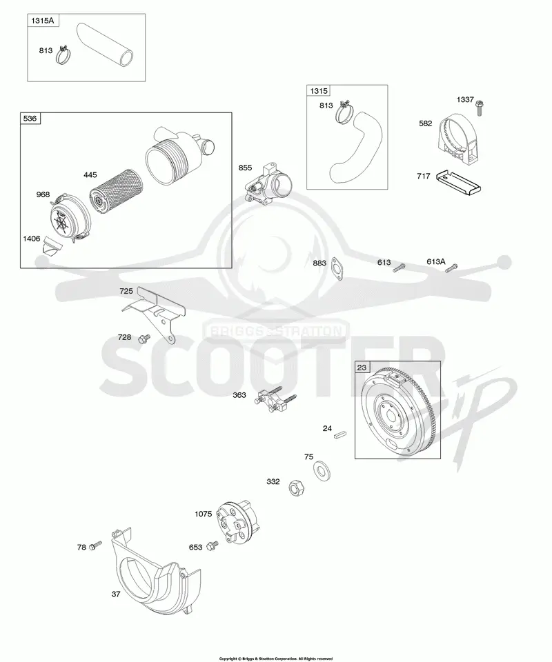 Air Cleaner, Flywheel