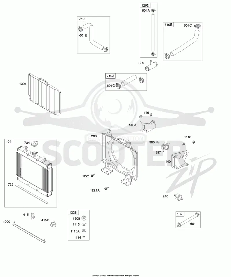 Radiator, Hoses, Fuel Pump