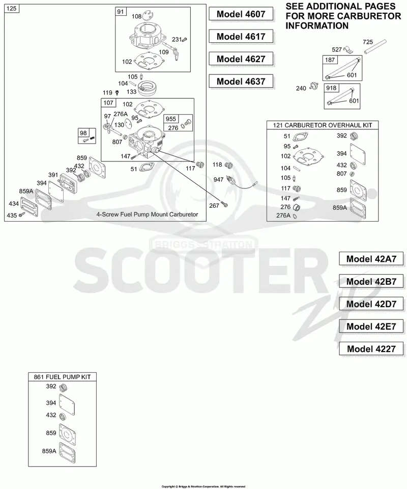 Carburetor 1, Kit/Gasket Sets - Carburetor 1, Kit/Gasket Sets - Fuel Pump 1