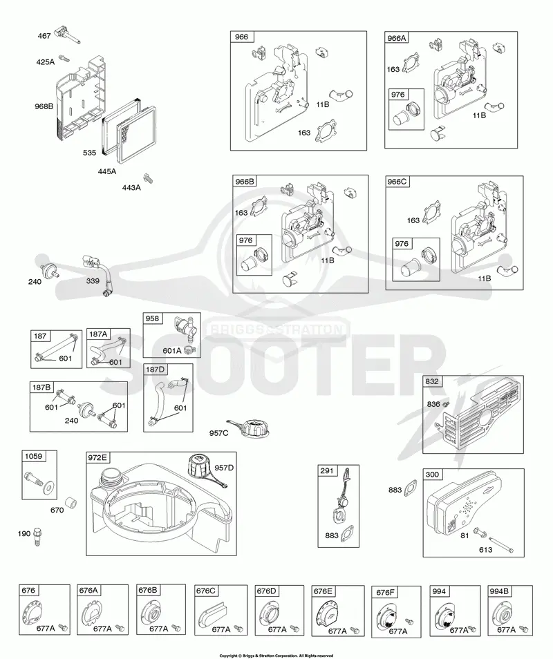 Air Cleaner, Exhaust System, Fuel Supply