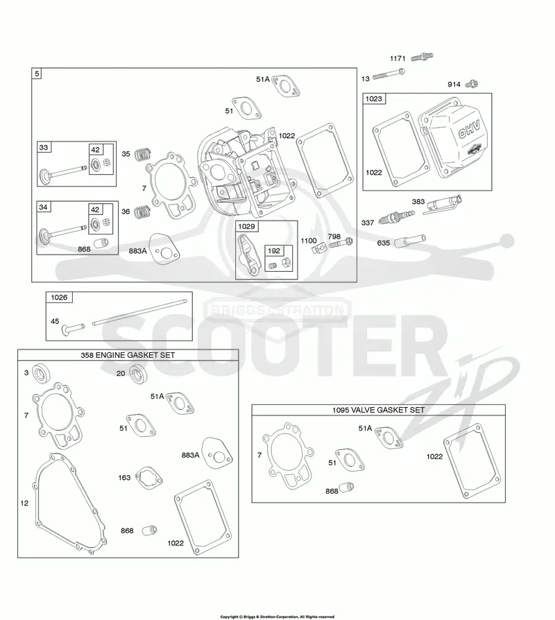 Cylinder Head, Gasket Sets, Valves
