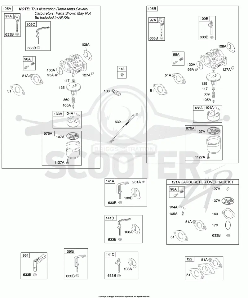 Carburetor, Kit - Carburetor Overhaul