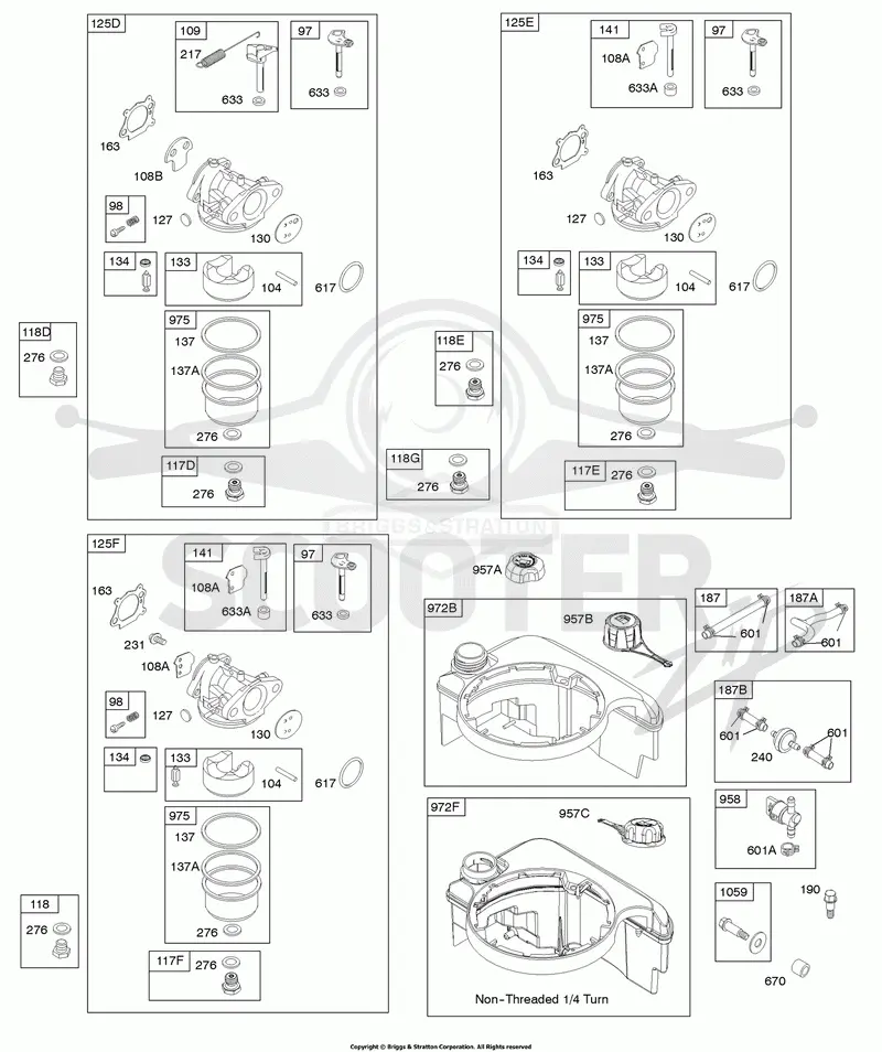 Carburator, Fuel Supply