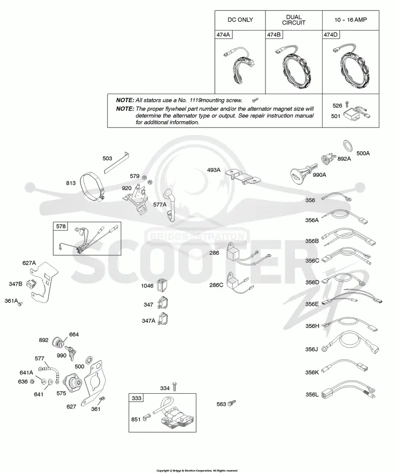 Alternator, Ignition