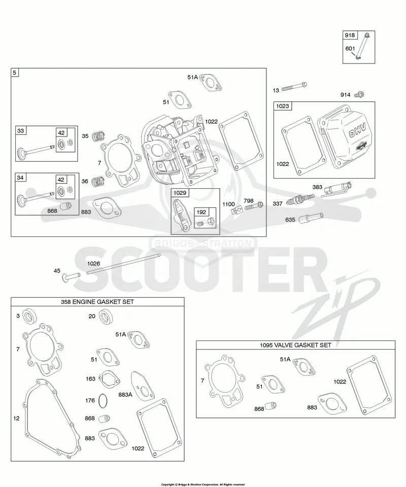 Cylinder Head, Gasket Set - Engine, Gasket Set - Valve, Valves